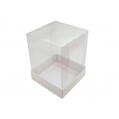 Caixa Panetone 250g - Branco - 12x12x16