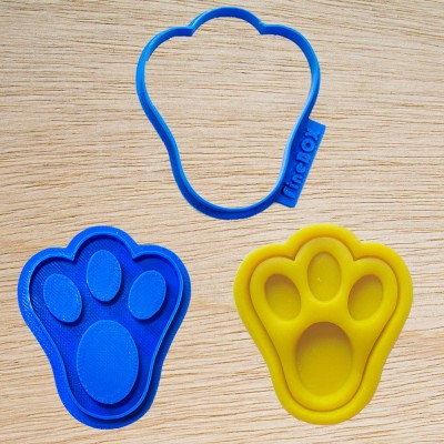 Cortador de biscoito - Pegada do Coelho da páscoa - PAS023