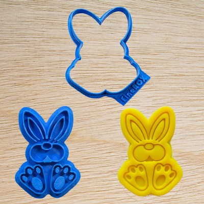 Cortador de biscoito - Coelho com cenoura - PAS025