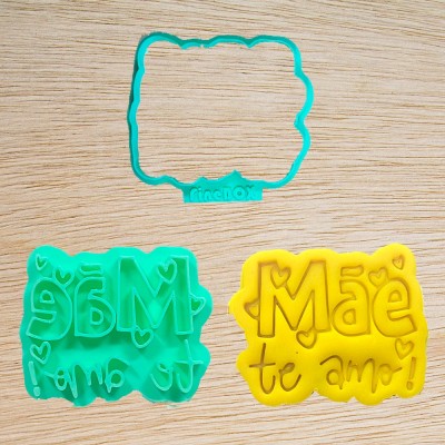 Cortador de biscoito - Mãe Te Amo - DM032