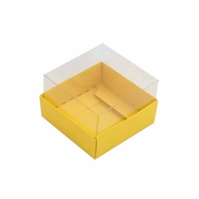Caixa 1 macaron - Amarelo