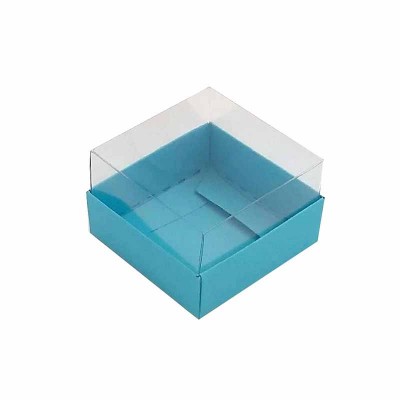 Caixa 1 macaron - Azul tipo Tiffany