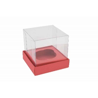 Caixa Mini Cupcake - Vermelho