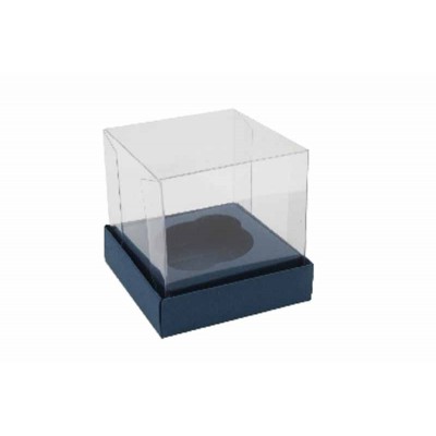 Caixa Mini Cupcake - Azul Escuro