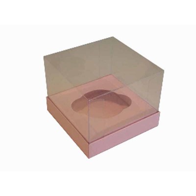 Caixa especial Cupcake - Rosa Bebê